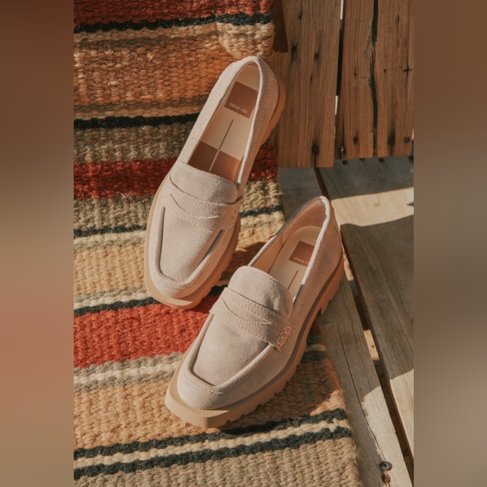 Dolce Vita Elias Dune Suede Leather Loafers